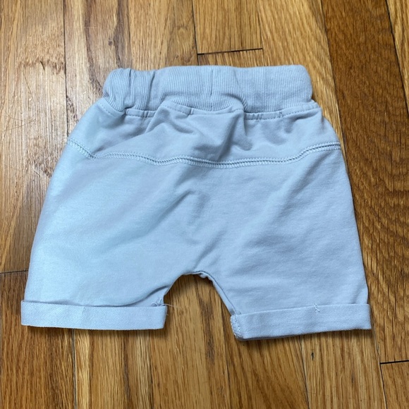 Little Bipsy Set - Blue Tank Top and Gray Shorts Set - Picture 4 of 6